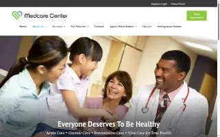 Medcare Center of Cleveland website