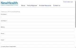 NewHealth Collaborative website