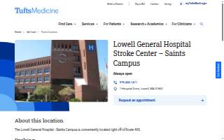 Lowell General Hospital Stroke Center – Saints Campus