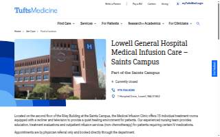 Lowell General Hospital Medical Infusion Care – Saints Campus