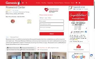 Rosewood Center website