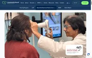 Mansfield Kaseman Health Clinic website