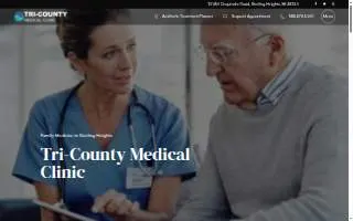 Tricounty Medical Clinic website