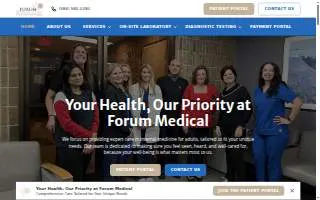 Forum Medical Clinic website