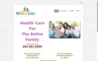 My Family Clinic of Oklahoma City website