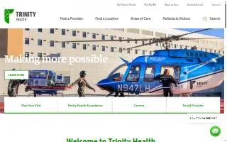 Trinity Health website