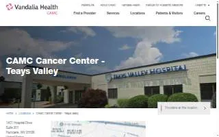 CAMC Cancer Center - Teays Valley website