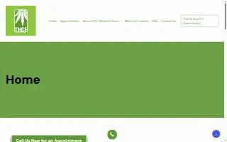 THCF Medical Clinic website