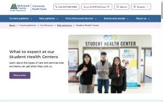 Roosevelt Student Health Center website