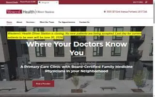 WesternU Health Oliver Station website