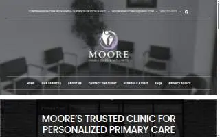 Moore Family Care and Wellness LLC website
