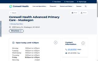 Corewell Health Advanced Primary Care - Muskegon