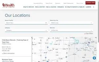 OU Health Physicians Mid-Del Family Medicine website