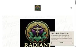Radiant Health and Wellness Clinic website