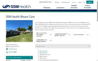 Breast Care Center of Midwest City website
