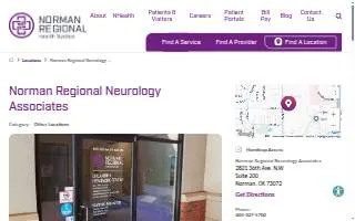 Norman Regional Neurology Associates website