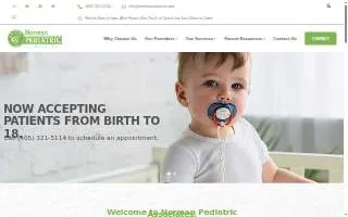 Norman Pediatric Associates website