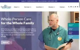 FamilyCare Health Centers website