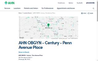 AHN OBGYN - Century - Penn Avenue Place