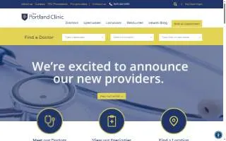 The Portland Clinic-Beaverton website