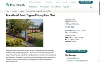 PeaceHealth South Eugene Primary Care Clinic