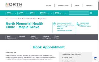 North Memorial Health Clinic - Maple Grove