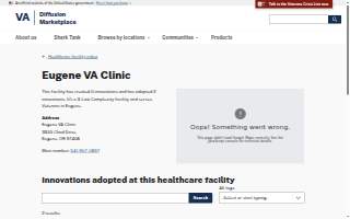 Eugene VA Clinic Main Entrance