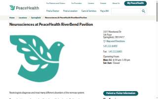 Neurosciences at PeaceHealth RiverBend Pavilion