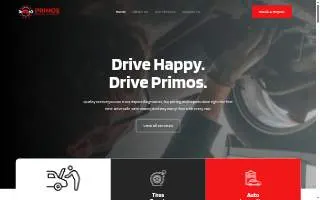 Primos Auto Repair of Santa Ana website