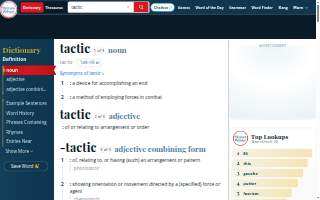 Tactic Electric