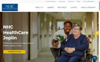 NHC HealthCare of Joplin website