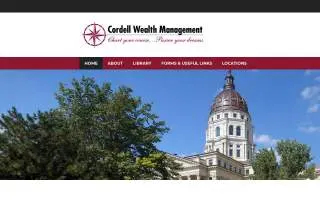Cordell Wealth Management website