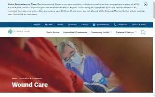 St. Peter's Health Wound Care Center website