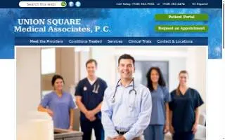 Union Square Medical Associates website
