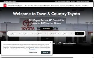 Town and Country Toyota website
