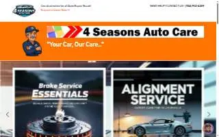 4 Seasons Auto Care website