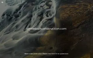 Prime Built Construction website