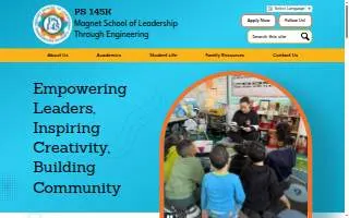 P.S. 145 Magnet School of Leadership Through Engineering website