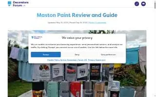 Maston's Plumbing & Drain website