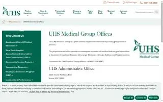 Uhs Medical Group website