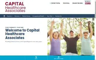 Capital Healthcare Associates website