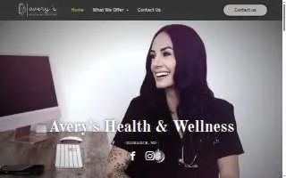 Avery’s Health and Wellness website