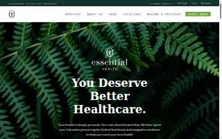 Essential Health - Raleigh website