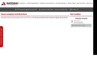 Gateway Autoplex website