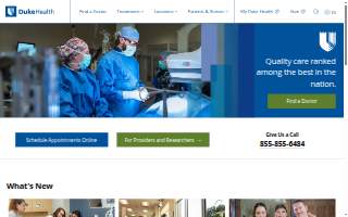 Outpatient Services Duke Regional Hospital