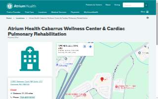 Atrium Health Cabarrus Wellness Center & Cardiac Pulmonary Rehabilitation
