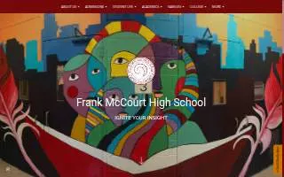 Frank McCourt High School website