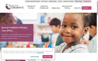 Pediatric Primary Care Center website