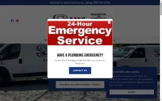 Sam's Plumbing Inc website