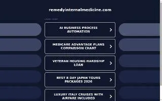 Remedy Internal Medicine website